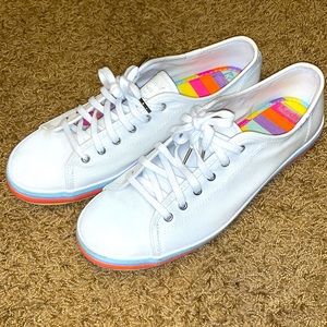 Kate Spade + Keds New York Kickstart Rainbow Foxing Sneakers, Size 9